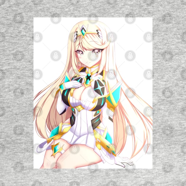 Mythra (Xenoblade Chronicles 2) by Mochichansenpai